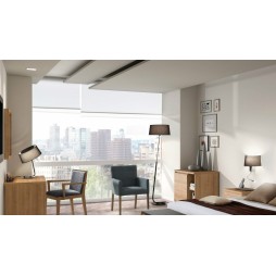 Lámpara de pie Hotel negra Faro